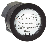 Series MP Mini-Photohelic Differential Pressure Switch/Gauge